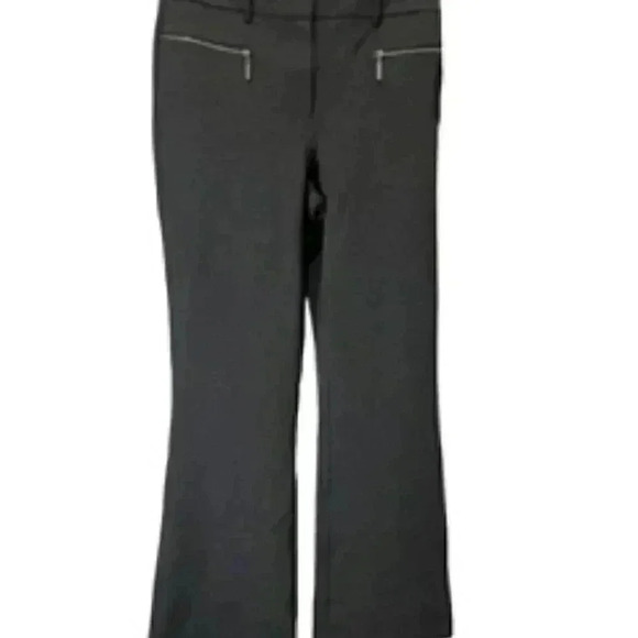 NEW DKNY Gray Ponte Flare Leg Dress‎ Pants Women’s Sz 8 NWT - Picture 4 of 14